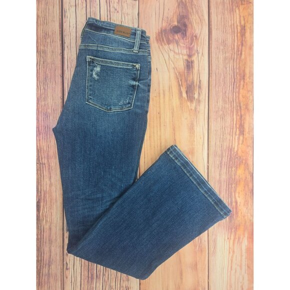 Judy Blue Womens Trouser Flare Jeans 5/27 - 28x33 - Picture 3 of 8